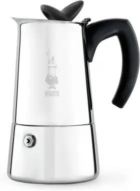 10-cups Bialetti 0004275/cnnp Musa Induction Stovetop Espresso Coffee Maker Stainless Steel