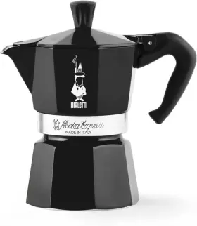 0004953 Bialetti 0004953/np Moka Express Stovetop Espresso Maker 6 Cupfuls - Black