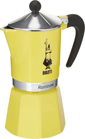 Bialetti 0004983/np 4983 Rainbow Espresso Maker 6-cups Yellow