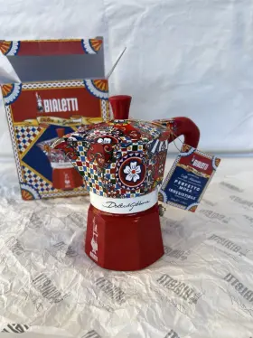 0005327 Bialetti Dolce And Gabbana Mocha Express 3 Cup Open Fire Coffee Maker Espresso