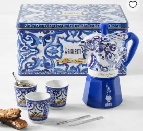 0005332 Bialetti Dolce And Gabbana Mocha Express Espresso Cup Set
