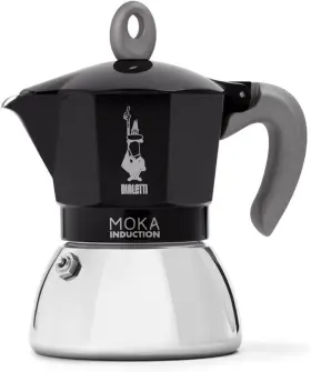 0006934 Bialetti 0006934/np Moka Induction Pot 4-cups Espresso Black