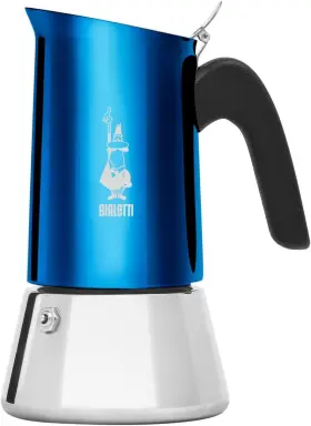 0007275 Bialetti 0007275/cn New Venus Induction 6-cups Stainless Steel Coffee Machine Blue