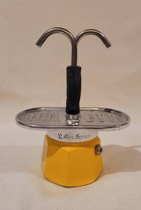 Bialetti 0007302/np Mini Express Moka Yellow/silver
