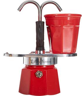 Bialetti 0007303/np Set Mini Inch R 2tz Red 1 Bicchierini Cup Is Missing