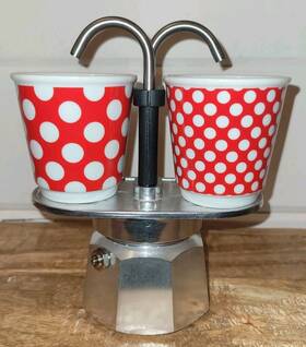 Bialetti 0007307/mr Moka Mini Express 2 Cups Italy New Without Box