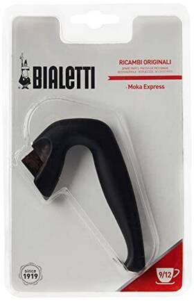 Bialetti 006363010801 Moka Express Handle 9 Or 12 Cup -black 12x2x19 Cm
