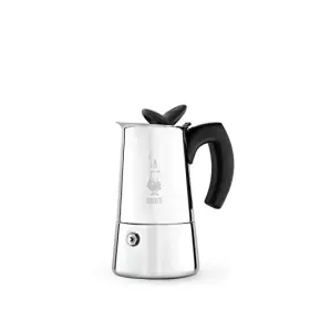 Bialetti 006363017428 Musa Stovetop Coffee Maker Suitable For All Types Of Hobs Stainless Steel 4 Cups