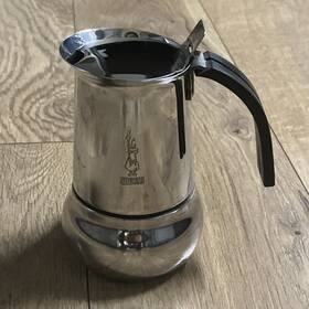 Bialetti 006363018005 Kitty Moka 2 Cups Black Stainless Steel