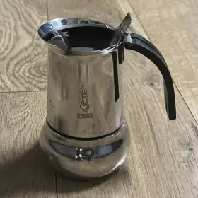 Bialetti 006363018005 Kitty Moka 2 Cups Black Stainless Steel