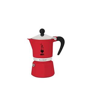 Bialetti 006363018470 - Rainbow Stovetop Espresso Maker Moka Pot 3 Cups 4.3 Oz 130 Ml