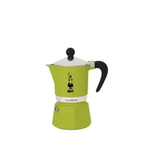 4973 Bialetti 006363018517 Rainbow Espresso Maker Green