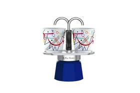 Bialetti 006363027663 - Mini Express Kandinsky Moka Set Includes Coffee Maker 2-cups 2.8