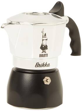Bialetti 006363030038 New Brikka Moka Pot The Only Stovetop Coffee Maker Capable Of Producing A