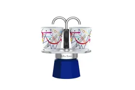 2-cups Bialetti 006363030465 Mini Express Kandinsky Moka Set Includes Coffee Maker 2.8 Oz 2