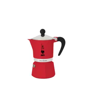 4962 Bialetti 006363032971 Rainbow Espresso Maker 3 Cups Red