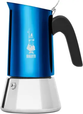 Bialetti 006363033008 New Venus Coffee Machine 6 Cups 235 Ml Stainless Steel Blue