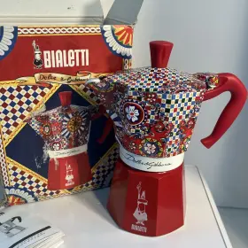 Bialetti 006363038492 X Dolce&gabbana Moka Express 6-cup Stovetop Coffee Pot