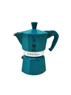 Bialetti 006363074544 Moka Express Iconic Italian Stovetop Espresso Maker Winter Turquois