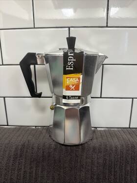 Bialetti 026758029676 Espresso Casa And Kitchen Italia Maker Stovetop 1 Cup New