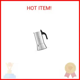1698 Bialetti Venus 2 Cup Stainless Steel Espresso Maker