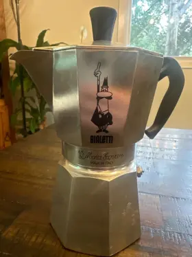 21464668 Bialetti 3 Cup Moka Stovetop Espresso Maker - Silver