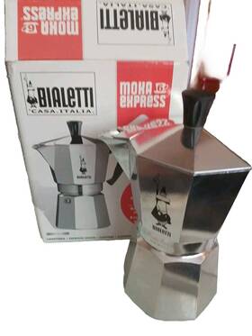 Bialetti 275-06 6-cup Stovetop Coffee Maker - Silver