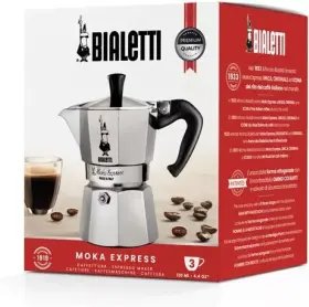 2762 Bialetti Moka Express 3 Cup Aluminium Stovetop Coffee Maker Percolator Pot