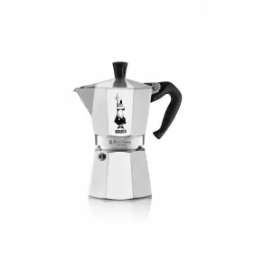 Bialetti 313045110116 Moka Express 6 Cup Aluminum Stove Top Kettle Coffee Maker Press