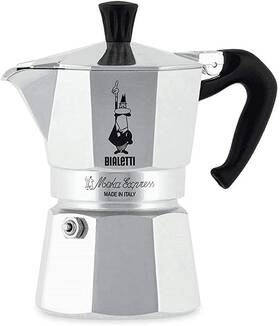 Bialetti 315054223764 - Moka Express Iconic Stovetop Espresso Maker Makes Real Italian 3 Cu