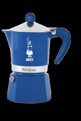 Bialetti 44826298187942 Rainbow Italian Moka Espresso Stovetop Coffee Maker Pot 3 Cups