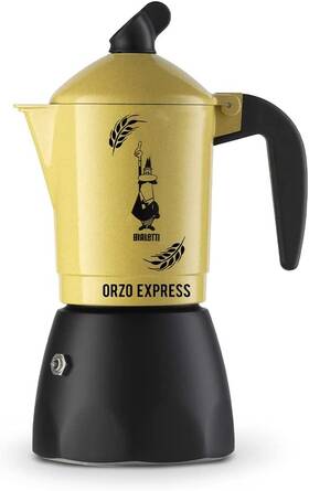Bialetti 46269895966886 Moka Orzo Express Barley Italian Coffee Maker 2 Cups