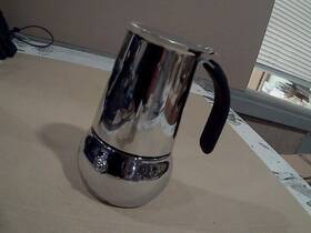 Bialetti 4882 Usedlikenew Cd Cafeti Re Kitty 4tz Steel Sil Stainless Sz4 Cups