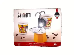 5465 Bialetti Mini Coffee Express Set With 2 Cups Expressomaker