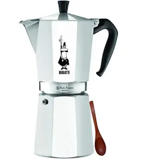 Bialetti 729798512600 Original 12-espresso Cup Moka Express Espresso Maker Machine And Zonoz Wood