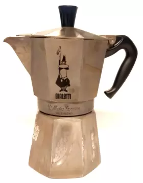 93269 Bialetti Moka Express 1 Cup Stovetop Espresso Maker Made In Italy