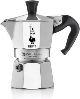 Bialetti 990001168 Moka Express 1 Cup Pot Espresso Maker Cafetiere