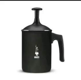 Agr394 Bialetti Milk Frother Tuttocrema 160ml Aluminum Black Montalatte Perfetto Crema