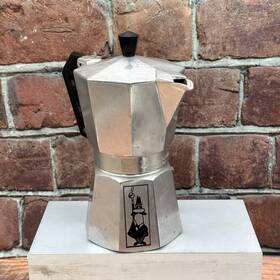 Bialetti At-c5 Moka Express Stovetop Pot Coffee Espresso Maker 6 Cup Rusinallo Italy