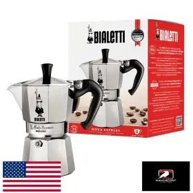 B00004rfru Bialetti Moka Express Iconic Italian Stovetop Espresso Maker 6-cup Silver