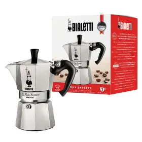 B0000an3qi Bialetti Moka Express Italian Stovetop Espresso Maker Silver 3-cup