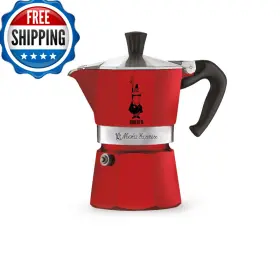 B072vl4rdt Bialetti 4941 Moka Express Espresso Maker 1cups Red