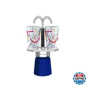 B088tr44vh Bialetti - Mini Express Kandinsky Moka Set Includes Coffee Maker 2-cups 2.8 Oz