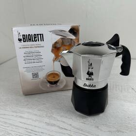Bialetti Bs087c Brikka 2 Cup Stove Top Espresso Crema Rich Moka Pot