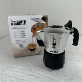 Bs087c Bialetti Brikka 2 Cup Stove Top Espresso Crema Rich Moka Pot