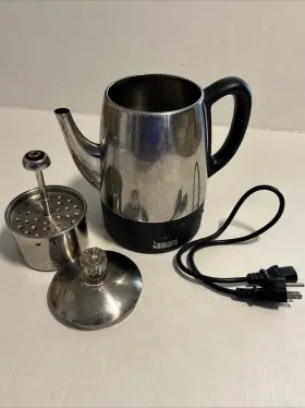 35009 Bialetti Dk08b Dk04b 4 Cup Coffee Pot Percolator Hot Water Intertek