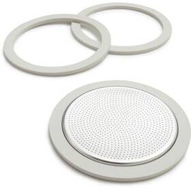 Bialetti Synchkg007739 06964 Replacement Gasket/filter For 12 Cup Makers. 4 Piece Set