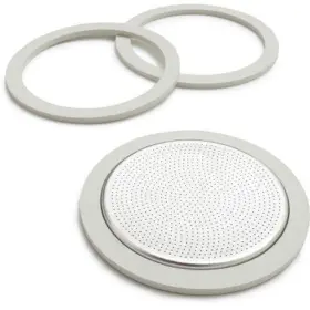 Synchkg007739 Bialetti 06964 Replacement Gasket/filter For 12 Cup Makers. 4 Piece Set