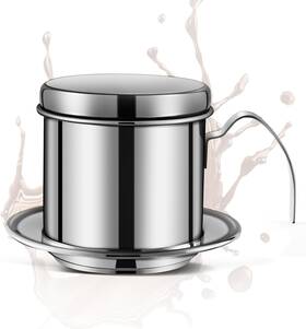 Bimyj 304vcd Authentic Vietnamese Coffee Dripper Heavy-duty 8oz Phin Filter Coff