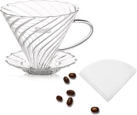Bincoo Gykf1033 Coffee Dripper With 40 Filters Resuable Pour Over Maker Wit
